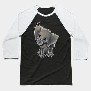 Butterfly elephant Baseball T-Shirt